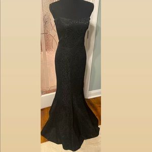 David Meister Black Evening Gown size 10